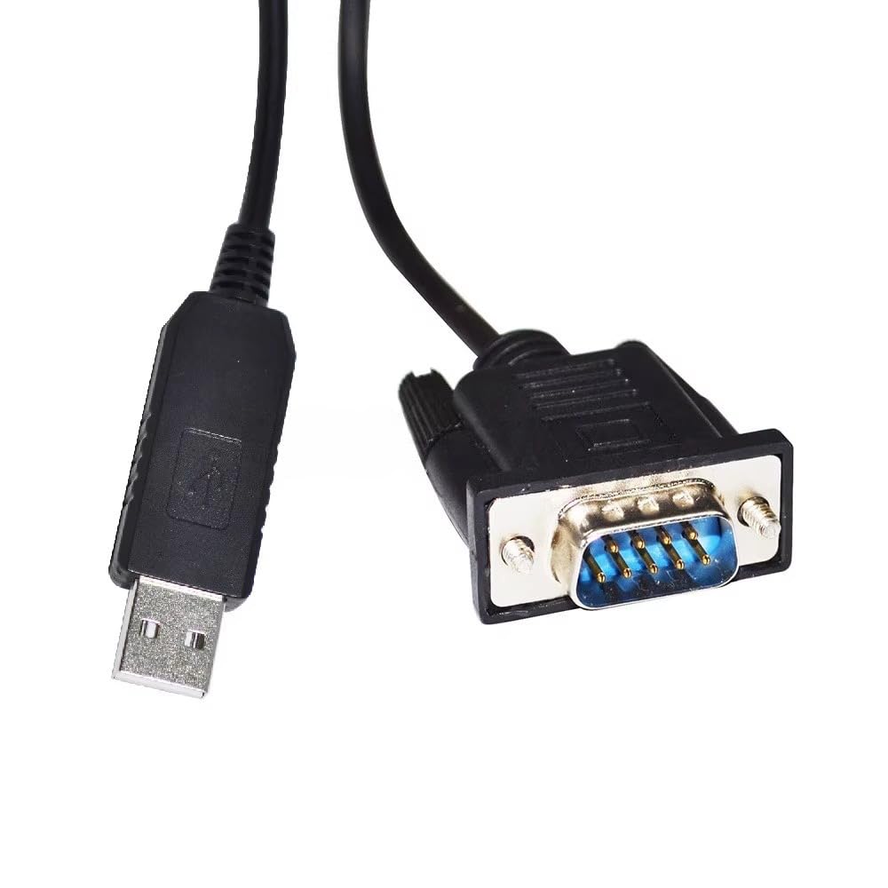 RIKYJIC FT232RL USB Male to DB9 9 Pin Male RS232 Serial Debugging Cable Communication Cable Data Cable for Yamaha Robot KBG-M538F-00 Cable(1.8 Meters)