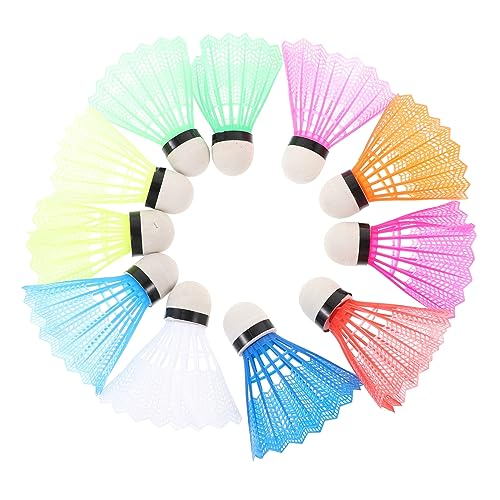 BESTonZON 20pcs Plastic Badminton Shuttlecocks for Badminton Shuttlecocks Badminton Equipment Badminton Shuttlecocks Plastic Shuttlecocks Badminton Shuttle Cocks Random Color