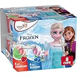 Yoplait Low Fat Kids Yogurt, Disney Frozen Variety Pack, Strawberry and Blueberry, Gluten Free Snacks, 8 Yogurt Cups
