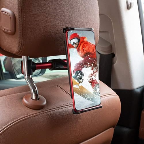 Image of GIFTMAX Headrest Phone Holder Adjustable Car Back Seat Tablet Mount Universal for 4.7 to 10.5 Inch Cellphone and Tablet (Headrest Phone Holder)