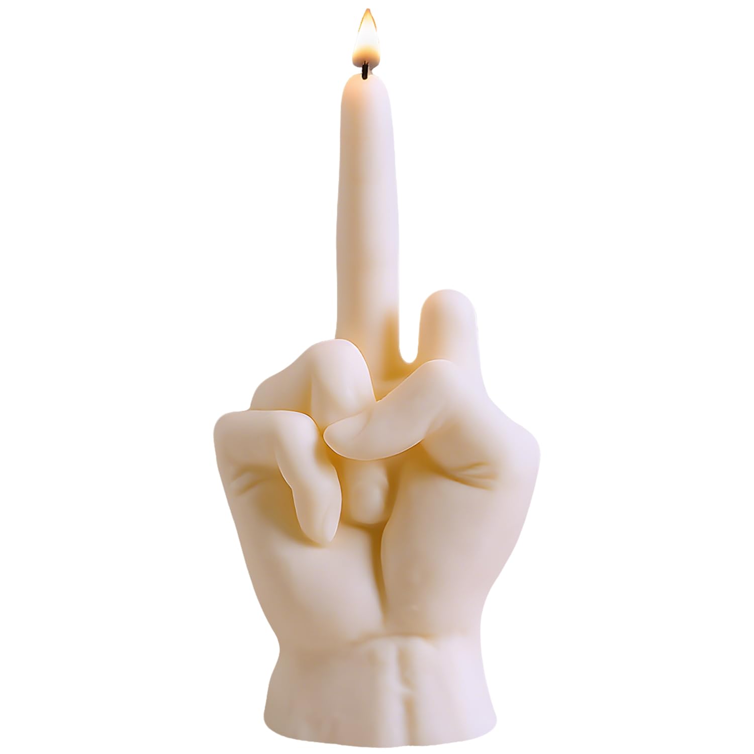 Gesture Candle Mold Middle Finger Shaped Silicone Candle Molds for Candles Making Resin Casting Aromatherapy Candles Handmade Wax Home Decor