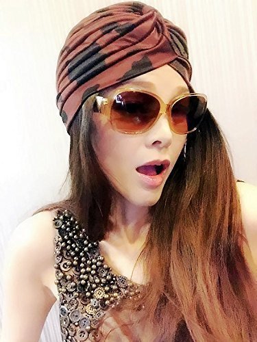 Brown Black Dot Turban Womens Turban Full Turban Turban Headband