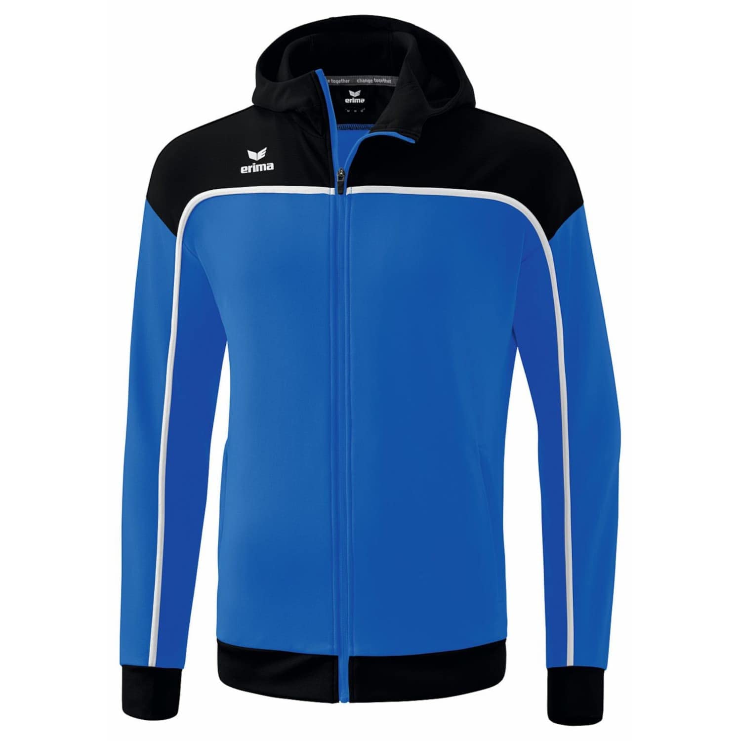 Erima Men's Bleu Hooded Sweatshirt Change