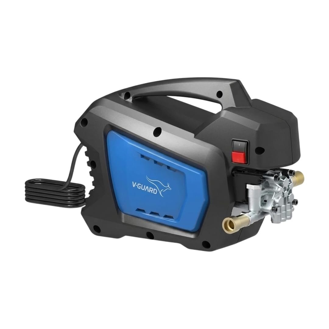 V-Guard Car Washer Hyper wash 1590 Pressure Washer, Blue and Black-image-29