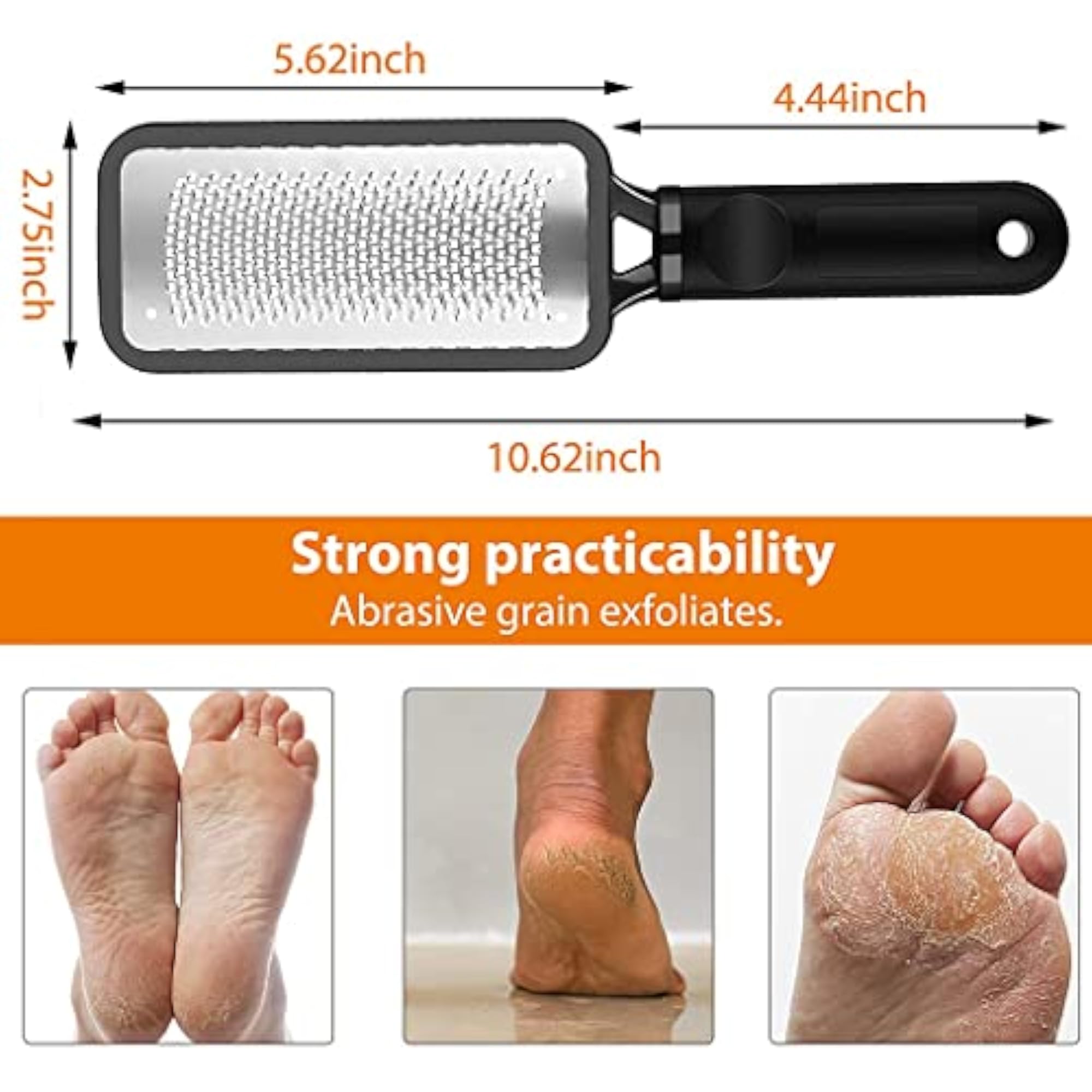Stainless Steel Foot Exfoliating Scrubber Cleaner File