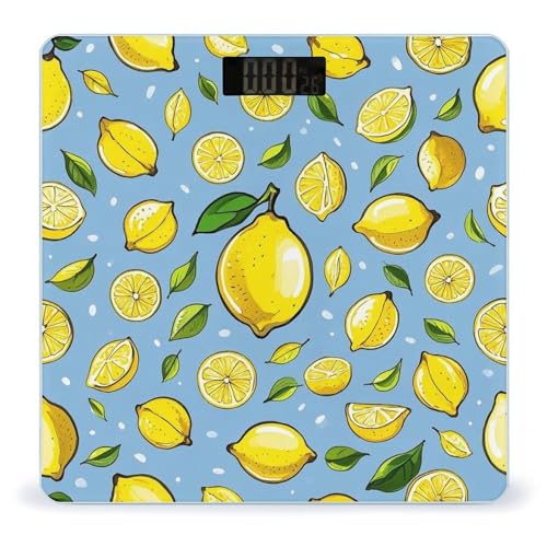 Báscula Digital de Baño Smart con Patrón Lemon miniatura 1