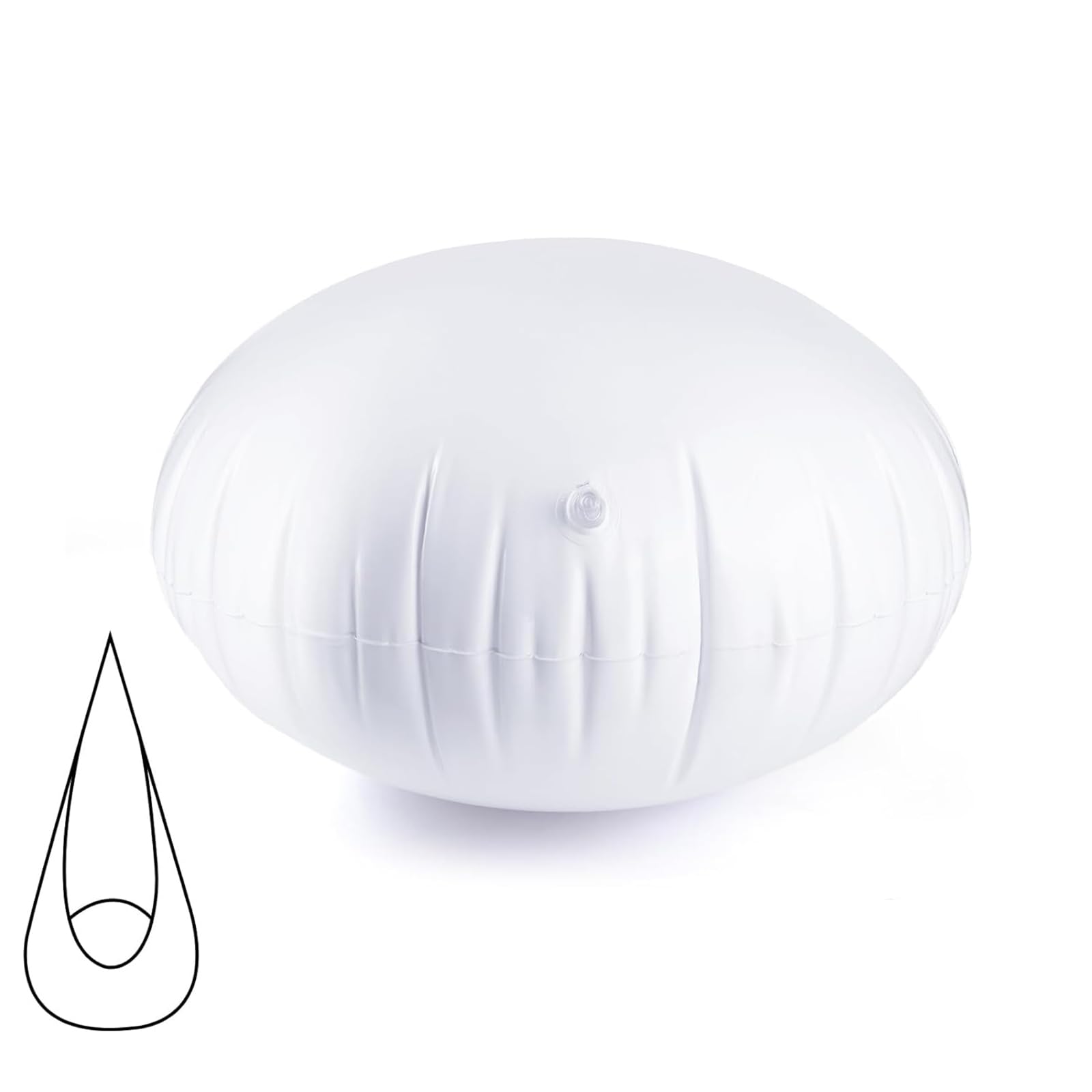 VIsuIvit Inflatable Cushion 27.5 in/70 cm Thicken PVC Inflatable Hammock Chair Cushion Fits Most Pod Swing Cushion (Cushion-1pcs)