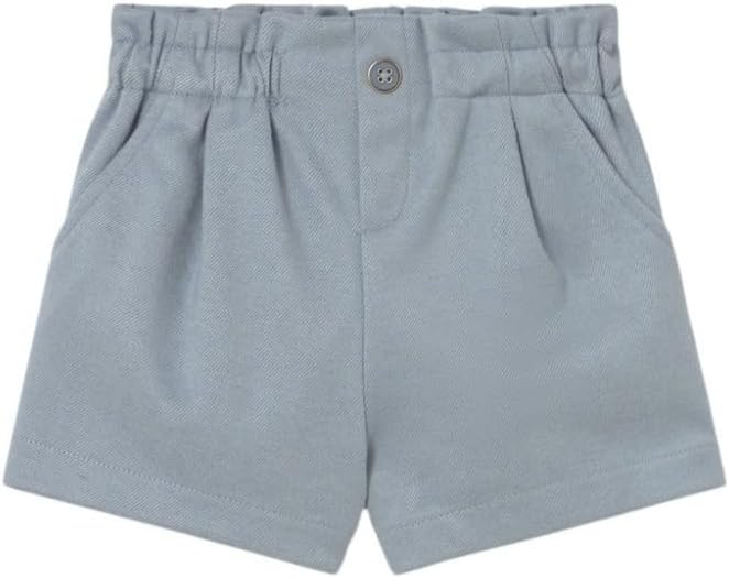 Mayoral Twill Shorts for Baby-Girls Blue Bell