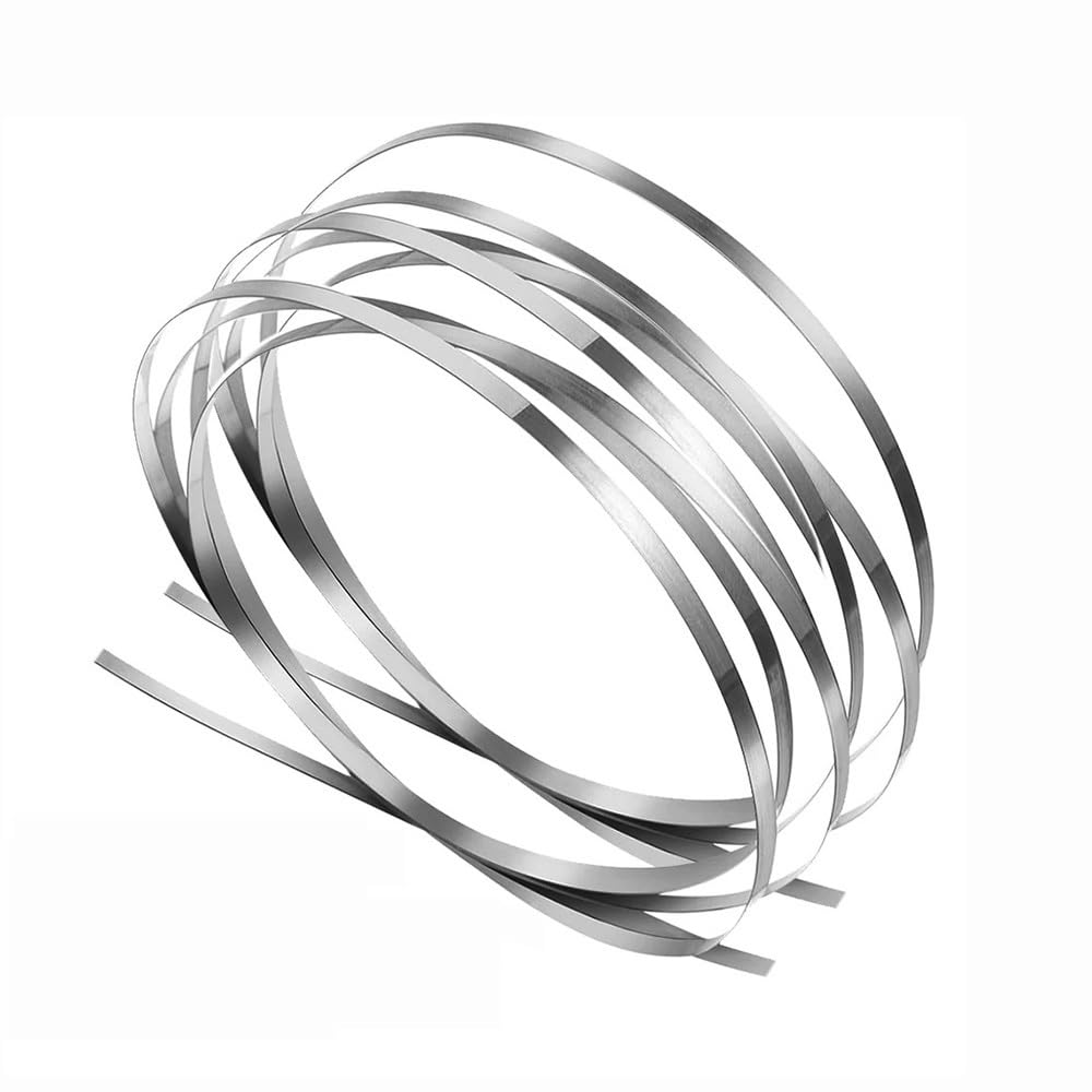 Bande de nickel pur 5 m for batteries au lithium, connecteurs de batterie haute conductivité et matériaux for appareils électriques (rouleau de bande de nickel)(12x0.3mm)