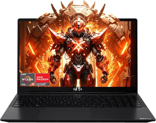 Image of NIMO AI Creator Gaming Laptop, 16GB RAM 1TB SSD AMD Ryzen 5 6600H 6 Cores | Beats R7 7730U, Radeon 660M Graphics, 100W Type-C, 15.6 inch FHD Win11 Computer for Video Editing Multitasking, 2-Yr Warranty