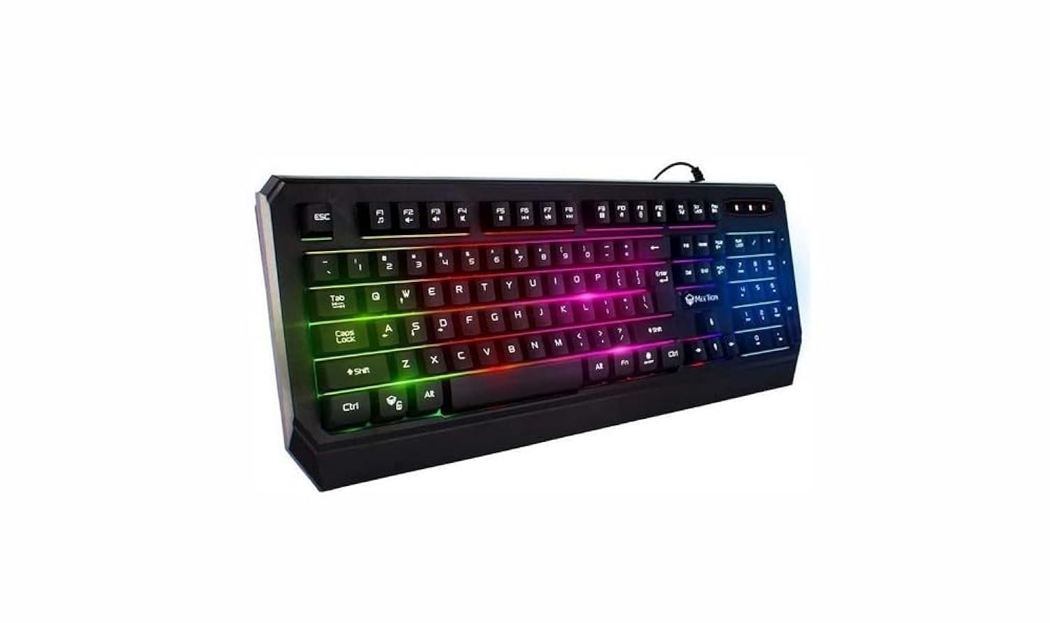 MEETION MT-K9320 Wired Gaming Keyboard, Water-Resistant Design, 19 Anti-Ghosting Keys, Rainbow Backlit, 12 Shortcut Buttons for Multimedia & Internet, Works with Windows XP/Vista/7/8/10/11, Black (B08B6Z76TW) Amazon Price History, Amazon Price Tracker