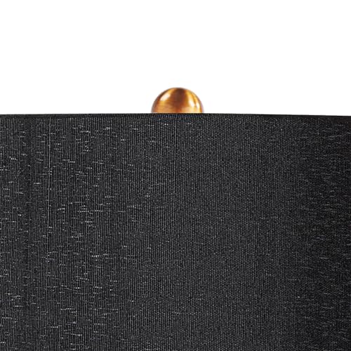 Lámpara de Mesa Moderna 26" Vidrio y Metal Negro miniatura 3