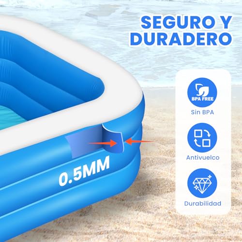 Albercas Inflables, Toy familia en alberca Marca JNNQI (2)