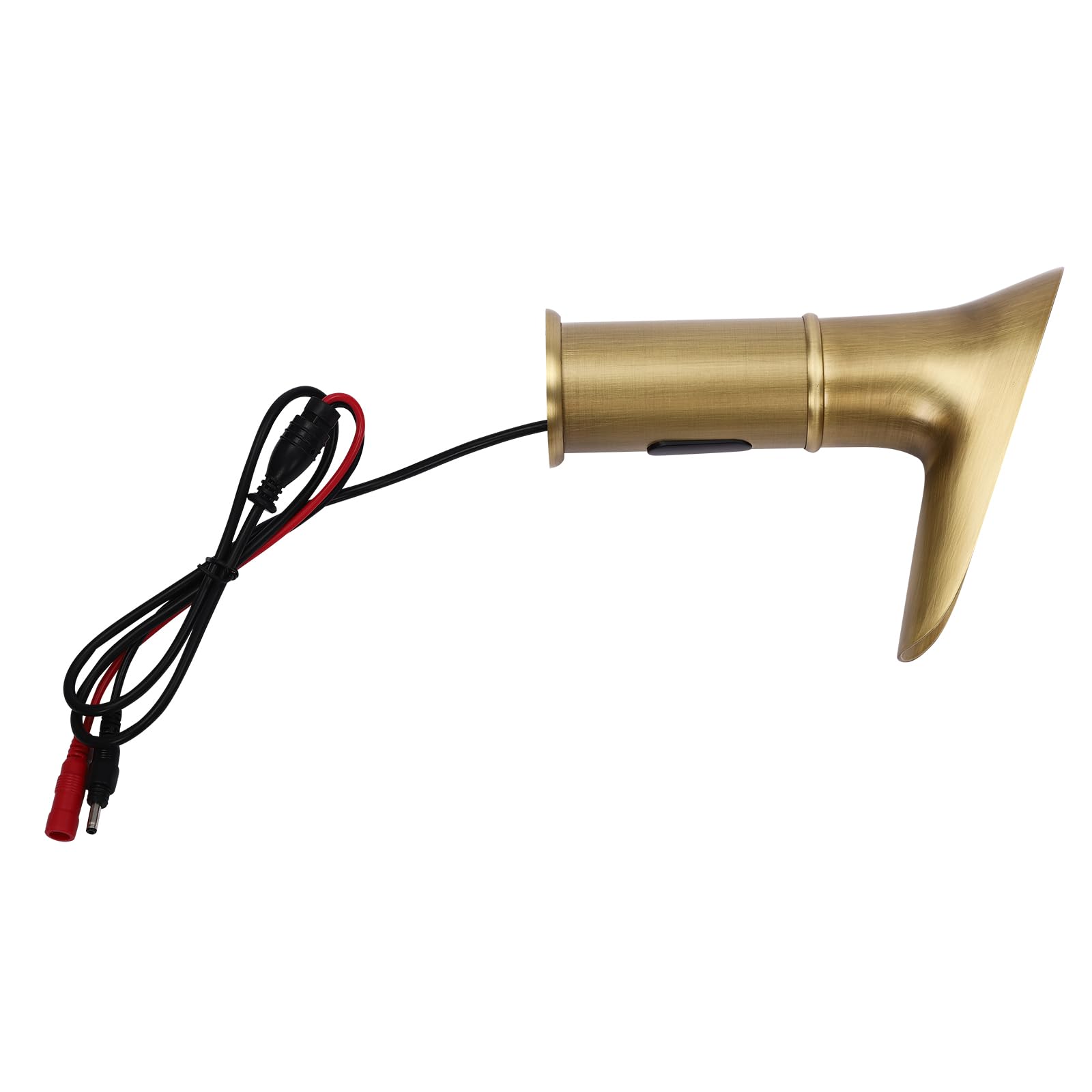 Grifo de baño automático con sensor, grifo de baño de inducción sin contacto, grifo de cascada, grifo sin contacto, para cocinas, baños (dorado)