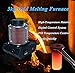 2100W Electric Gold Melting Furnace with 3KG Graphite Crucible for Melt Scrap, 2100F Digital Metal Smelting Machine with Mesh Guard, Silver, Gold, Copper, Aluminum 110V Refining Casting Furnace