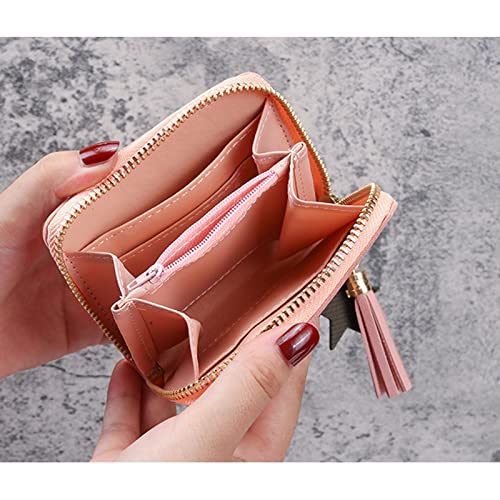 Womens wallet Version Mini Purse Ladies Short Zipper Cute Coin Purse Student Tassel Short Female Card Holder Money Bags2