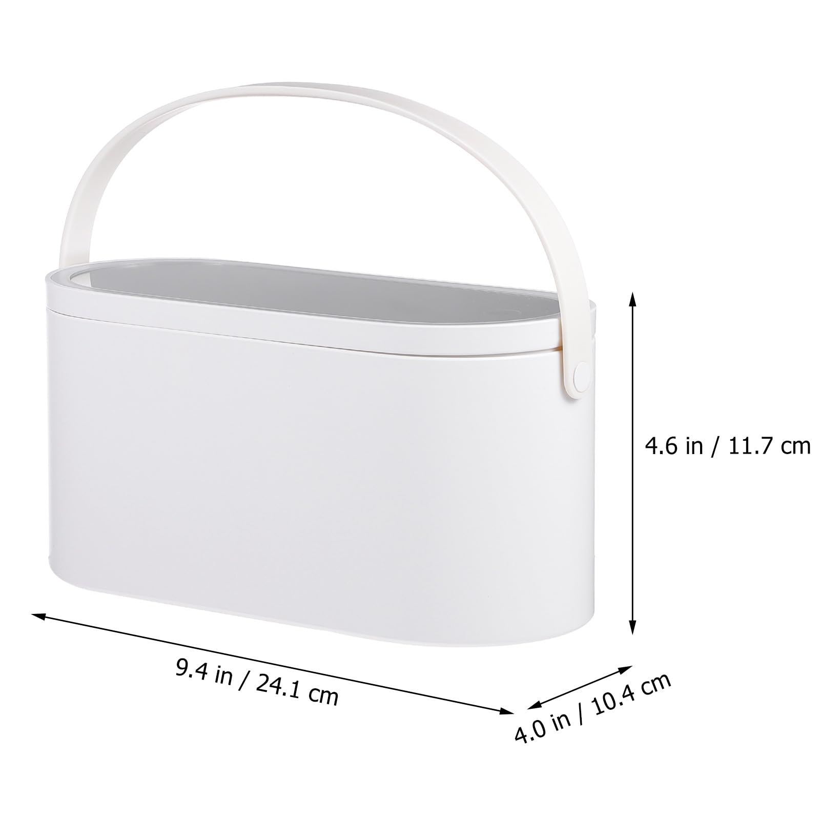 Yardwe Reise Make Up Organizer mit LED Beleuchtung Tragbarer Schminkkoffer mit Großem Stauraum Kosmetik Organizer Etui für Unterwegs Geeignet für Reisen und Outdoor