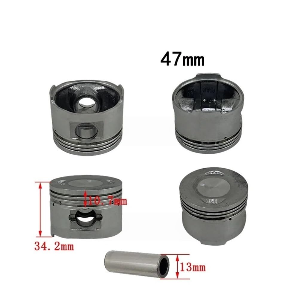 Pistón Asamblea 52,4mm 57. Para GY6 50 60 80 100 125CC 150CC