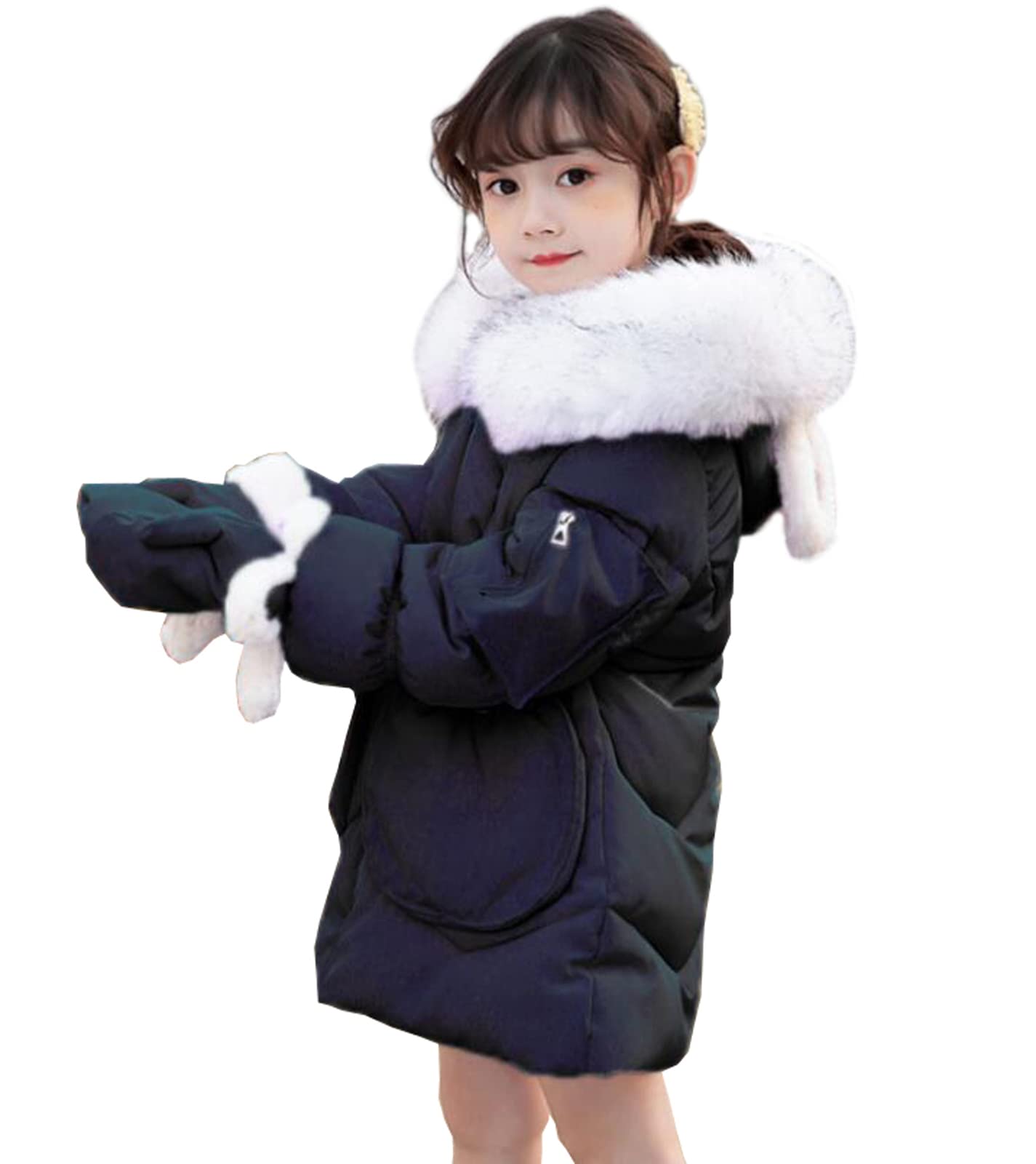 Aislor Bébé Naissance Fille Manteau Chaud Epais Princesse