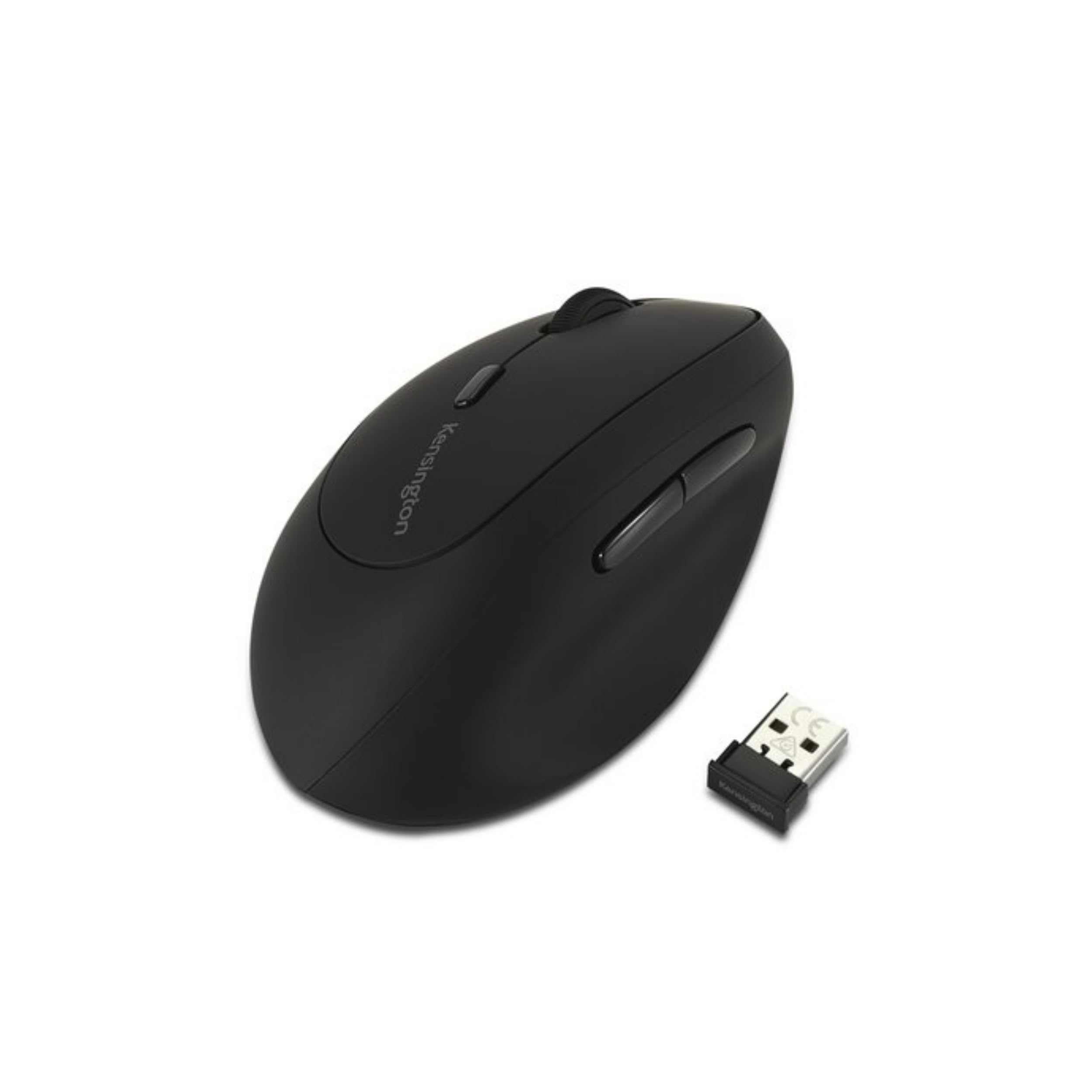Kensington Ratón Inalámbrico para Zurdos Profit Ergo, Diseño Egonómico para Mayor Comodidad, 6 Botones, Conexión USB, Negro - K79810WW
