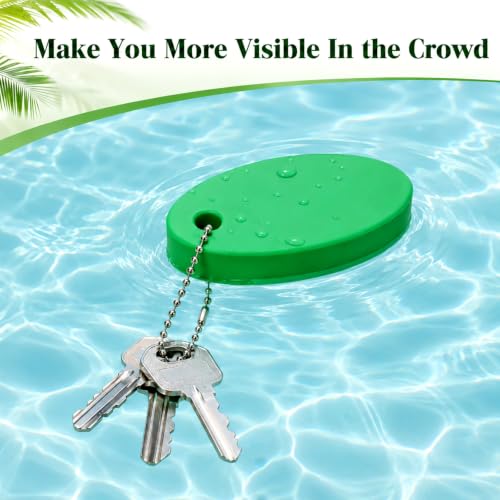 Image of Floating Keychain for Boat Keys, 4 Pack Waterproof Key Rings Pendant
