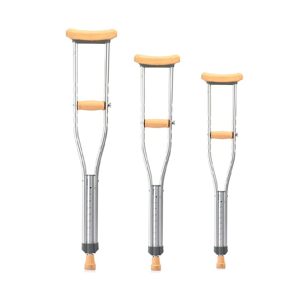 KANBUN Kule dla dorosłych niepełnosprawne kule / laski dla osób niepełnosprawnych z swobodnie chowanymi aluminiowymi spacerowiczami regulowany zakres 90-150 cm idealne do podróży lub pracy