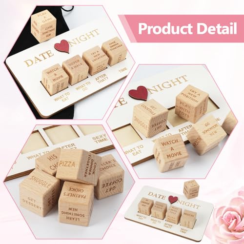 Date Night Fun: Wooden Love Dice, Food & Date Ideas, Gifts for Couples - image 5