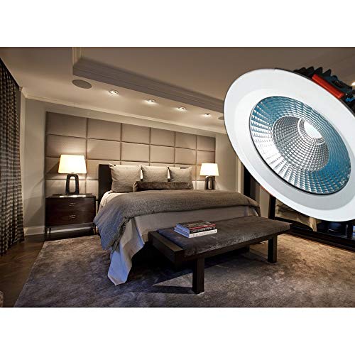 Downlight imperméable encastré LED pour éclairage intérieur blanc - 7