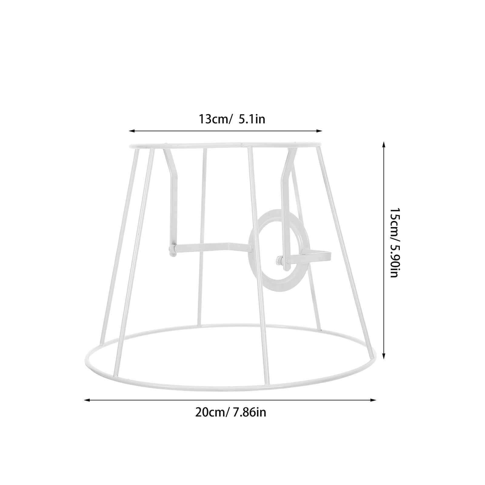 BESPORTBLE Armature Abat-jour Métal Supports Abat-jour Pour Lampes De Bureau Et Suspensions Fournitures Pour Fabrication Abat-jour Diy