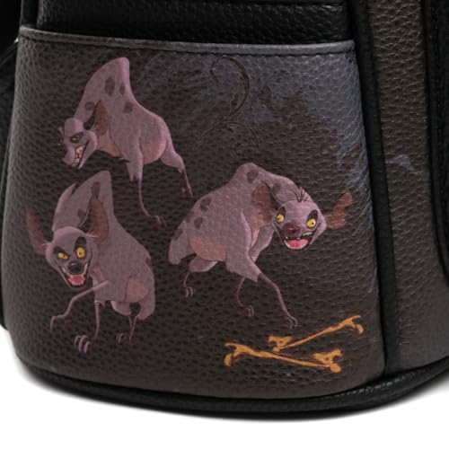 Image of Wondapop Disney The Lion King Scar 11 inch Vegan Leather Fashion Mini Backpack
