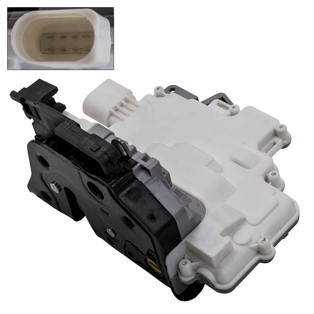 SKINII Actuador Pestillo Puerta Coche Mecanismo Actuador Cerradura Puerta Delantera Izquierda para VW para Touareg 2010-2016 Lado Pasajero Cierre centralizado cerraduras Puertas