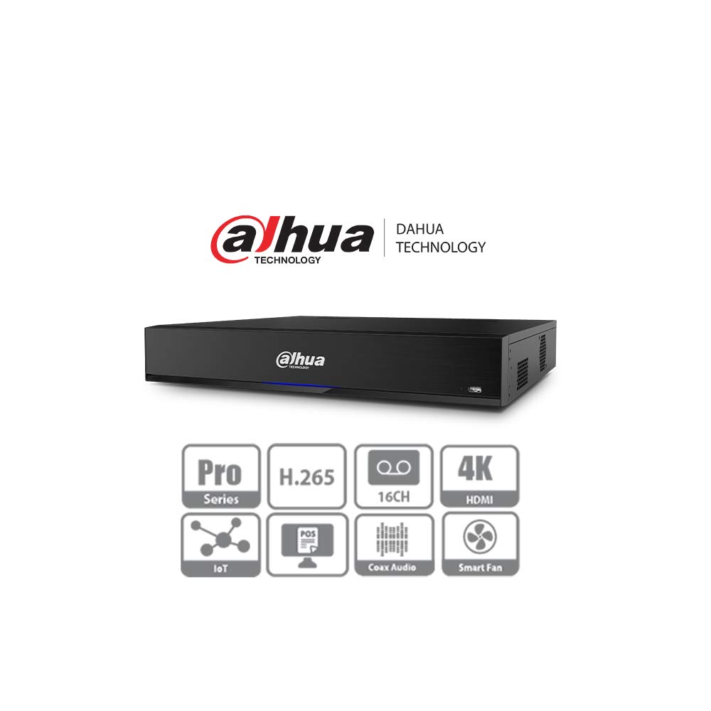 Dahua Grabadora de video digital Penta-brid 4K 1.5U de 16 canales Serie Pro — Modelo DH-XVR7416L-4KL-X