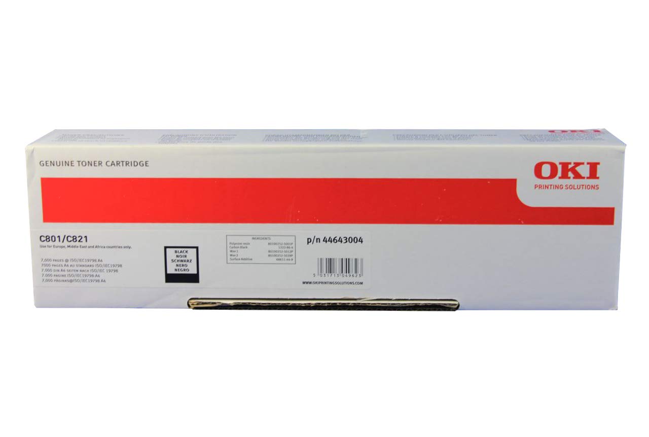 OKI 44643004 toner czarny do C 801 DN/821 DN/N