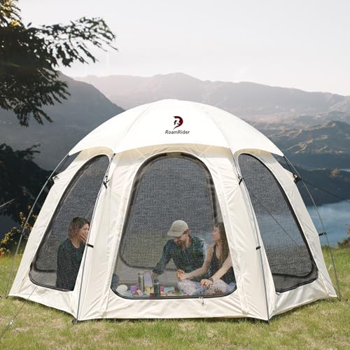 Carpa Domo para Camping 4-6 Personas 10x10 FT con Mosquitero miniatura 1