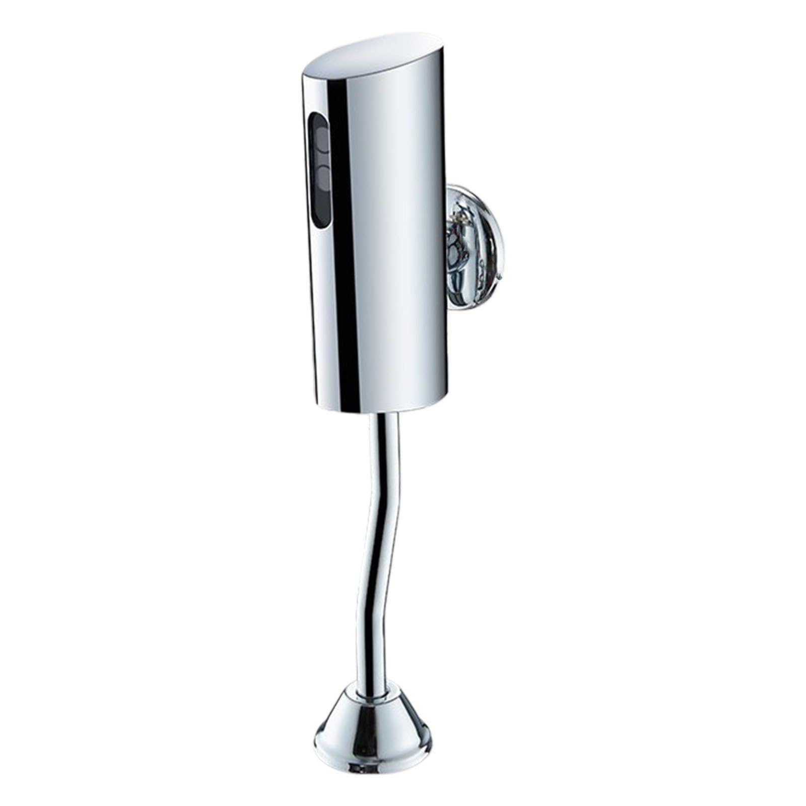 Tsophreniq Bright Silver Automatic Sensors Urinal Flush Adapter Water Saving Smarted Urinal Sensors Quiet Operations For Public Restrooms Adapter