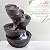 Alpine Corporation WIN1138 13" Indoor Tabletop Tiering Bowls Water Fountain with LED Lights – Cascading Water Feature for Home, Office, Meditation, and Relaxation, Dark Gray