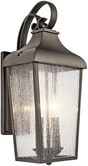 Kichler Forestdale Outdoor Wall Light Exterior Wall Sconce 18.5 (18.5 H x 8.5 W) Olde Bronze?