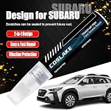 COSLAKE Car Touch Up Paint(Ice Silver Metallic(G1U)) for SUBARU, Car Paint Scratch Repair Kit, Quick & Easy Solution to Repair, 2 in 1 Scratch Remover Pen with Color-Matched