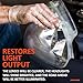 SYLVANIA Headlight Restoration Kit - Long-Lasting Headlight Repair Kit for Restoring to Like-New Condition - Surface Activator, Exclusive UV Coating, Clarifying Compound & More - No Tools Required