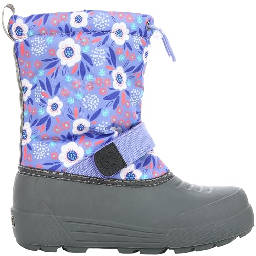 Image of Northside Frosty Insulated Winter Snow Boots for Girls and Boys with Rugged, Water Resistant Nylon Upper, Quick-Drying Lining, Removable EVA Insole, and Durable TPR Outsole