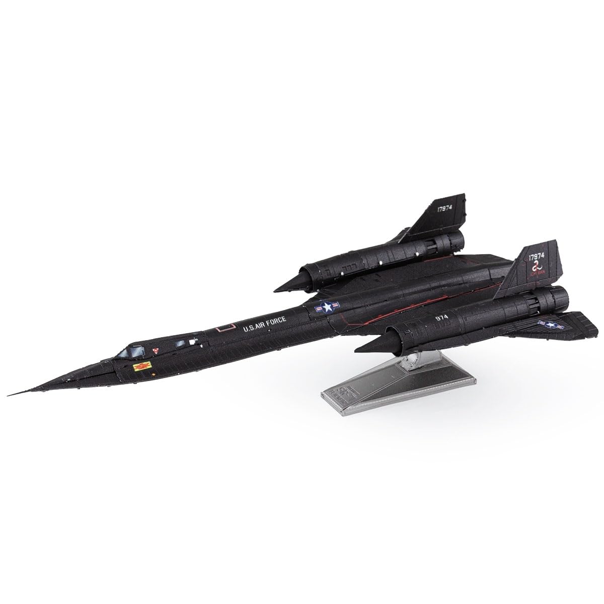 Metal Earth SR-71 Blackbird Color 3D Metal Model Kit Fascinations - Image 2