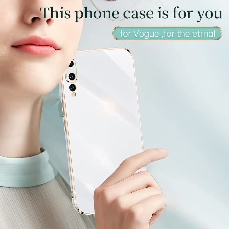 Custodia Per Huawei Mate 20 NEINEI - TPU Ultra Sottile Con Effetto Specchio - Bianca