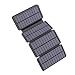 Solar Charger 25000mAh, Riapow Waterproof Power Bank with 4 Solar Panels and Dual USB & Type-C Input for Smart Phones, ipad and Laptop, Outdoor Camping