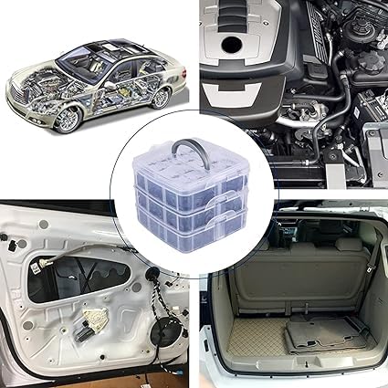 Miniatura 6 de Juego de 635 clips de retención de automóvil, kit surtido de sujetadores de plástico con removedor de clips de plástico para Toyota GM Ford Honda