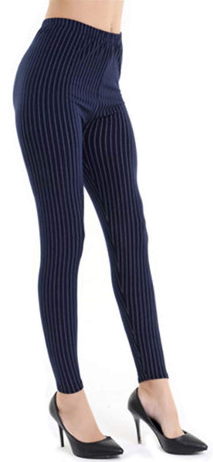 Fioeyr Womens Red Tartan Check Print Elacticated Ladies Full Length Long Stretchy Leggings