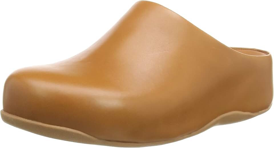 leather clogs womens