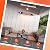Wall-Mounted Electric Patio Heater with Light Ceiling Outdoor, Wifi Control, 1500W Infrared 9 Heat Levels, 24H Timers, 1s Heating Carbon Fiber Tube Wall Heater for Backyard, Garage
