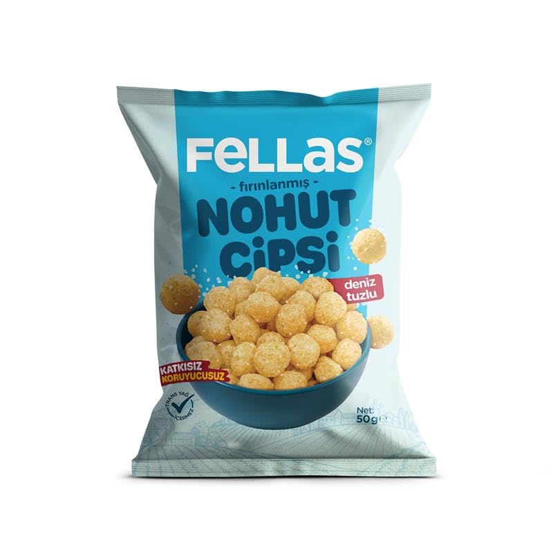 Fellas Nohut Cipsi - Deniz Tuzlu (50 g)