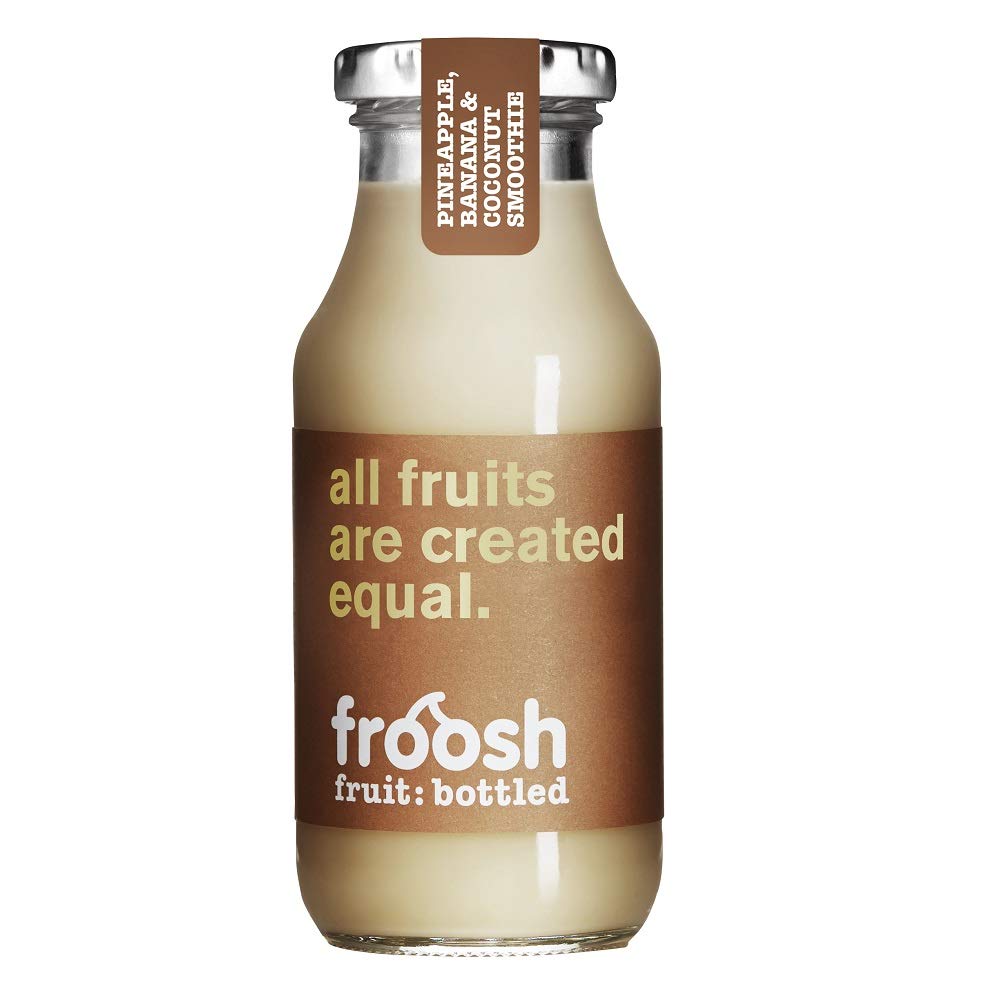 Froosh Smoothie Ananas, Banane & Kokosnuss, 12er Pack (12 x 250 ml) …