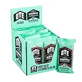 OTE Anytime Protein Bars - Low Calorie Protein Snack with Plant Based Protein - Suitable for Vegetarians - Post Workout Recovery - Box of 16 (Mint Chocolate)